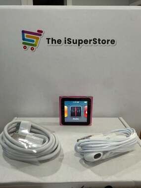 Refurbished Apple iPod Nano 6th Generation 16GB Bundle+ $10 iTunes card